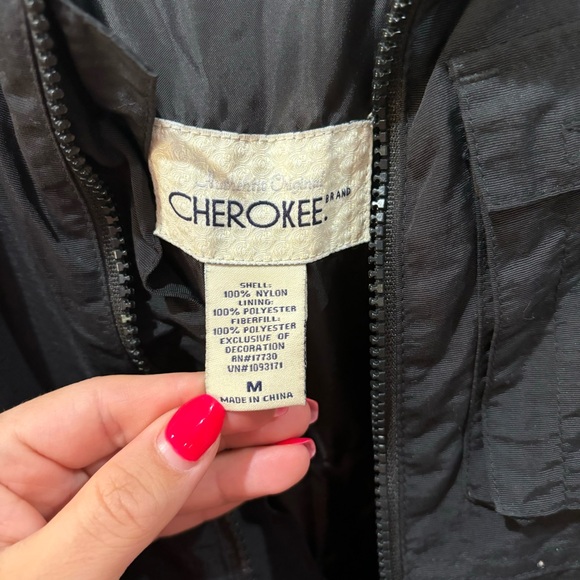 CHEROKEE Kid’s Unisex Waterproof Snow Overalls Snow Pants - black, size M - Picture 3 of 5